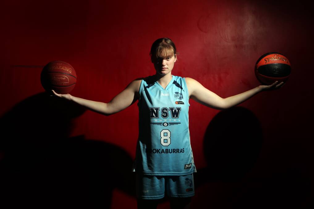 Two-way player: Zoe Roulston was selected for the Australian Country Under 14 team. Picture: Sylvia Liber.