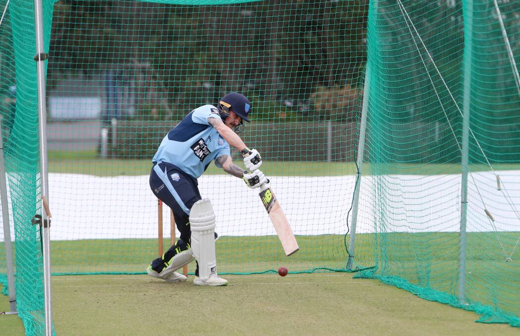 Shield hopeful: Nic Maddinson is aiming for a return to the Blues side for Wednesday's Sheffield Shield match in Wollongong. Picture: Sylvia Liber. 