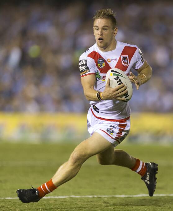 Matt Dufty in action against Cronulla on Thursday night. Picture: AAP