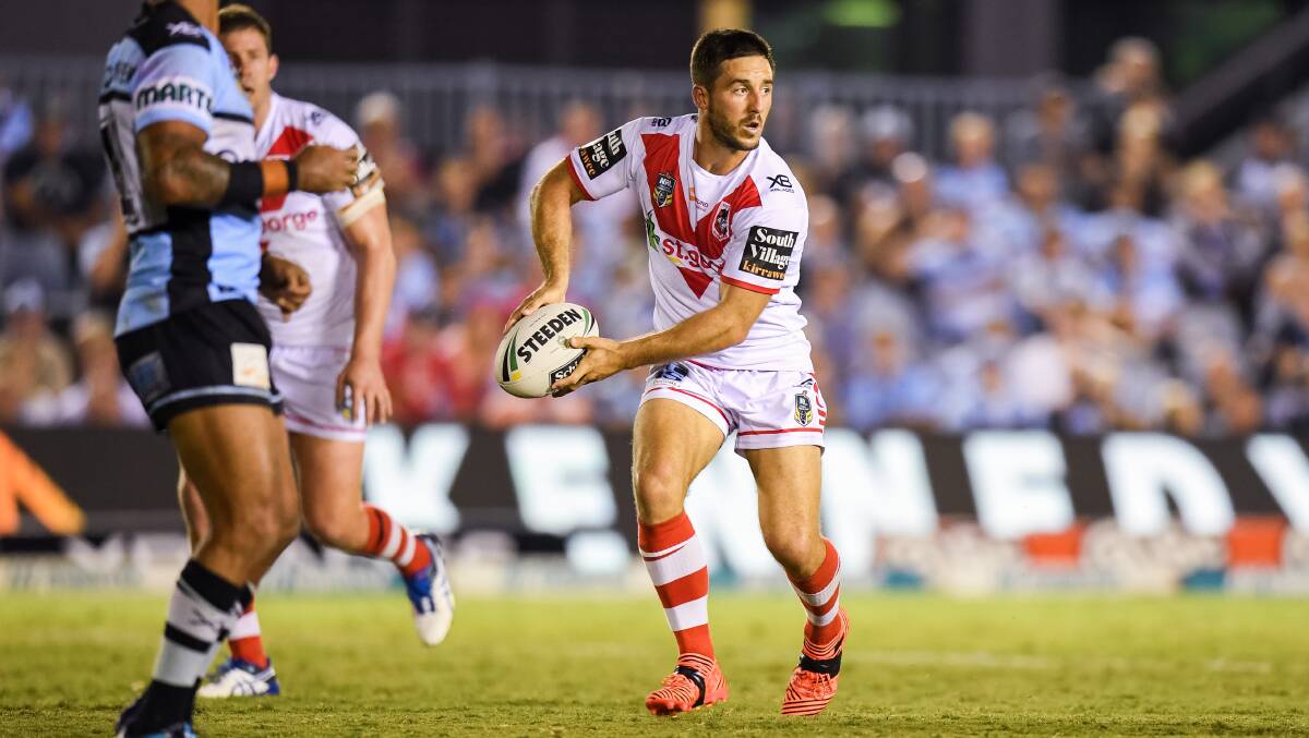 Promising signs: Dragons five-eighth Gareth Widdop is confident his combination with Ben Hunt will continue to grow. Picture: NRL Photos.