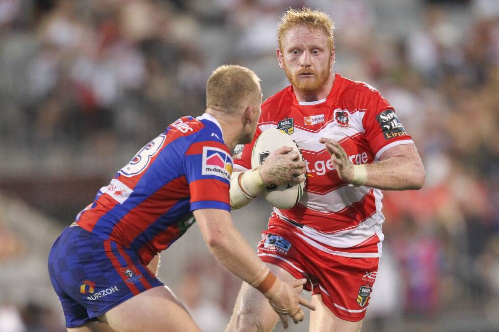 OLD HEAD: James Graham has already made a big impression at the Dragons. Picture: Adam McLean
