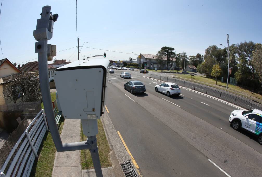 Not fine: Some Mercury readers are unhappy about the spike in revenue from the Windang Road speed camera. Picture: Robert Peet