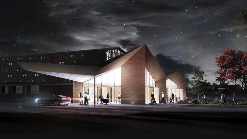 An artist's impression of how the church may look from the north-east corner of the property, submitted with the development applicaiton
