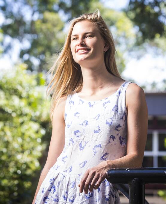 FIJI BOUND: Marine science student Ella Louise Strachan will study in Fiji before continuing her work in Samoa and India. Picture: Paul Jones, UOW