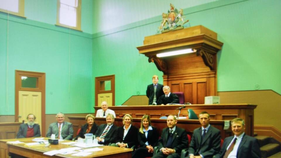 Well travelled: As the state’s relieving magistrate, he has sat in every local court in NSW, including Inverell court in 2013.