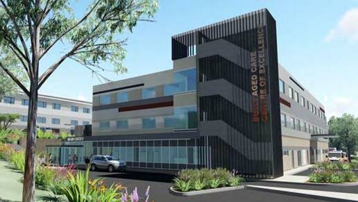 Grand plans: An artist's impression of the Aged Care Centre of Excellence at the Bulli Hospital site which is being redeveloped under a public-private partnership. 