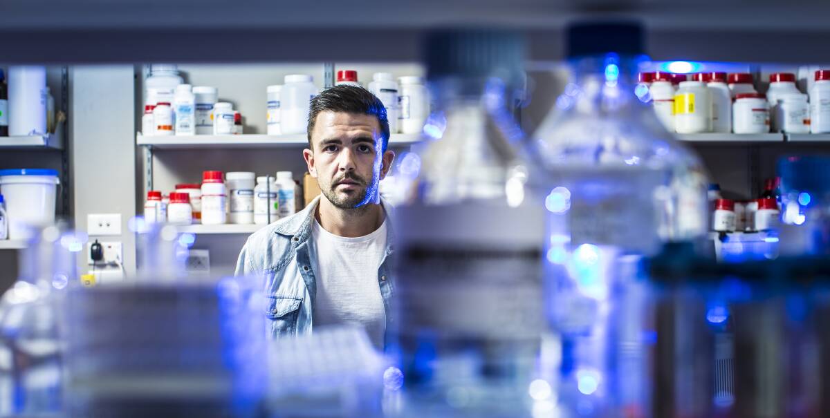 Enduring impact: Researcher Michael De Santis has led a study which found the use of anti-psychotic medication in childhood could have significant long-term impacts on behaviours later in life. Picture: Paul Jones