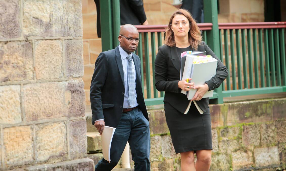 Inquiry: Dr George Chimpanda with his lawyer Elisa Tringali outside the hearing. Picture: Adam McLean