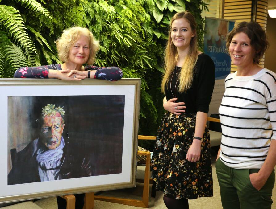 Enterprising: Wild Rumpus art tutor Ann Clarke with IRTs Megan Overton and Wild Rumpus co-founder Lizzie Rose. The skill-sharing enterprise will share in this year's IRT Foundation community grants. Picture: Kirk Gilmour