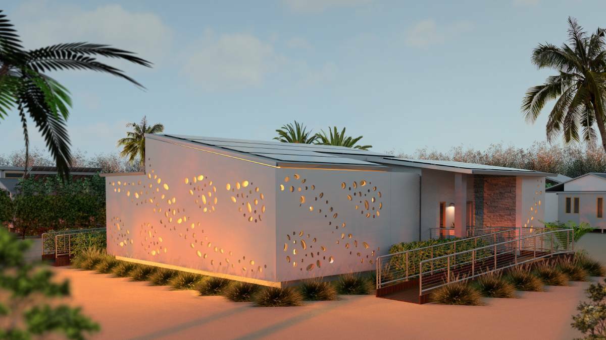 Dementia Friendly: 'The Desert Rose' will provide a template of independent living for age-related disabilities. Picture: Artist's Impression/UOW