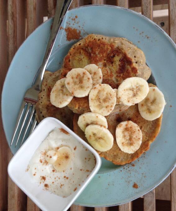 National Pancake Day: banana slices give this recipe a tropical feel along with a hit of potassium and fibre and a touch of natural sweetness to start your day.