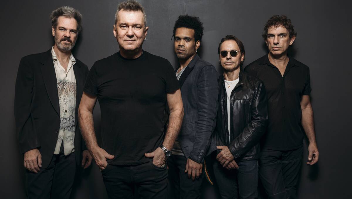 Aussie legends: Cold Chisel, led by frontman Jimmy Barnes, will be playing WIN Entertainment Centre in Wollongong on Sunday night. 