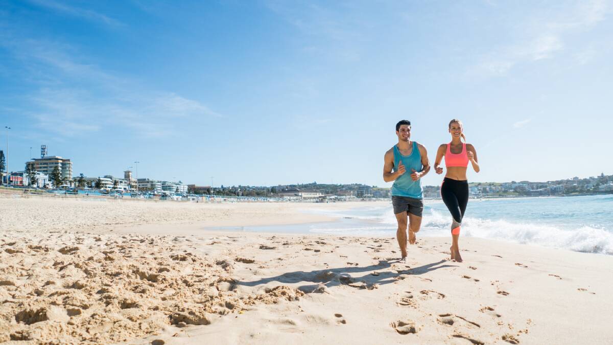 Time for a change: Instead of running your regular course, why not choose the beach and run on soft sand instead.