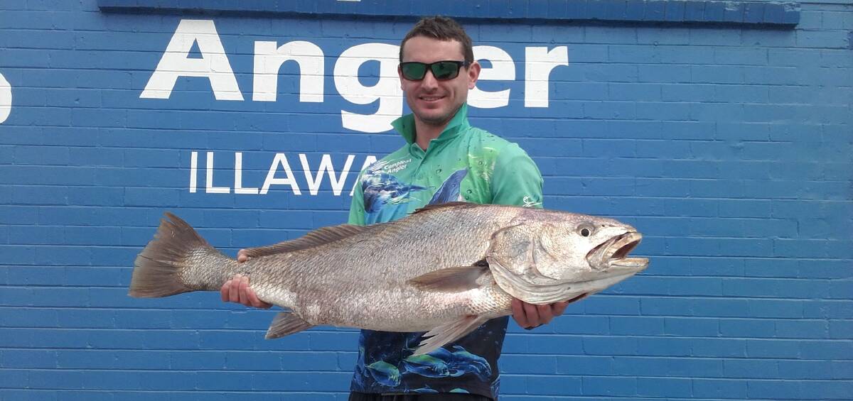 Nice fish: Craig Collins with his 11 kilo mulloway caught last week. (Photos submitted for publication should be high res - at least 1MB)