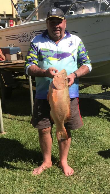 Steve Lane travelled to Bowen, Queensland to hook this 6kg coral trout.