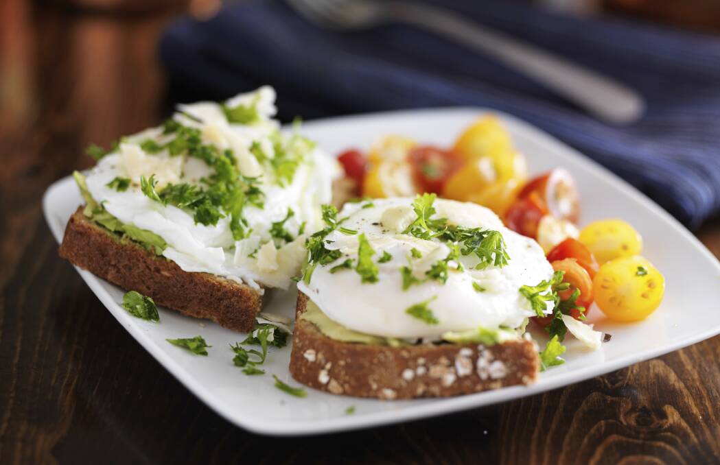 Healthy breakfast: Poached eggs with avocado are an ideal way to fuel your body at the start of the day. 