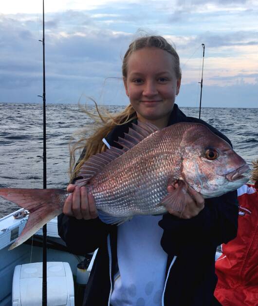 Top catch: Jazmin Smith with her 2.9kg snapper she caught off Kiama recently. (Photos submitted for publication should be high res - at least 1MB is ideal)