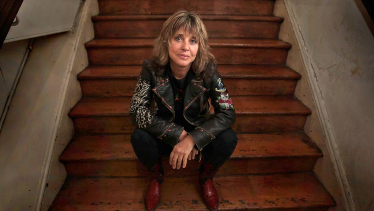 Lady of leather: Rock legend Suzi Quatro will be playing Anita's Theatre, Thirroul, on Friday night, February 24.  