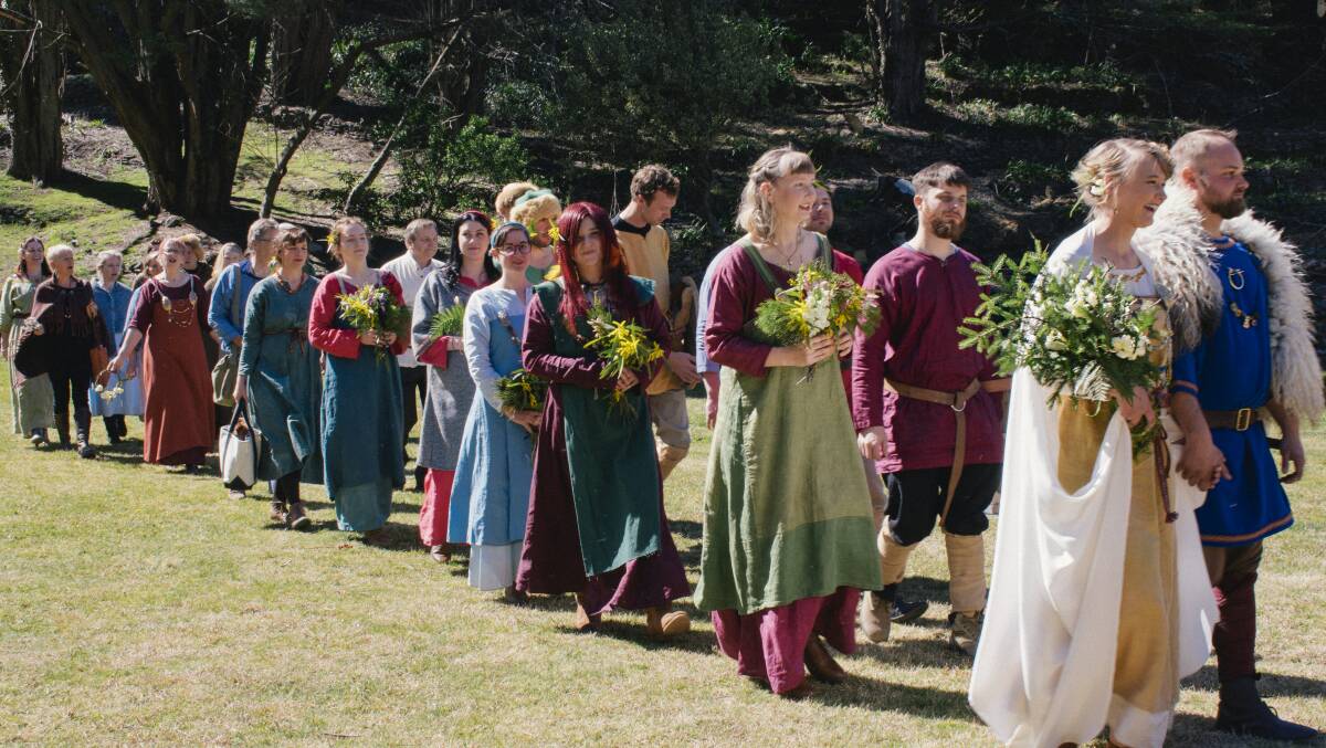 Wedding of Freya and Michael in Katoomba Saturday, September 2. Photos: Rebecca Reah