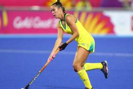 Gerringong's Grace Stewart has returned from injury and has been included in the Hockeyroos squad travelling to Europe for the penultimate test before the Paris 2024 Olympics in July. Picture by Getty Images 