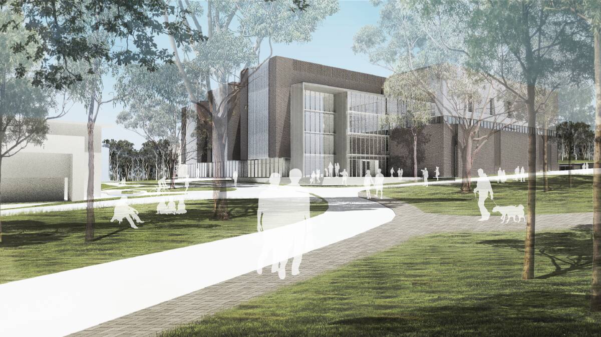 ARTIST IMPRESSION: The new Social Science and Law, Humanities & the Arts building at the University of Wollongong.
