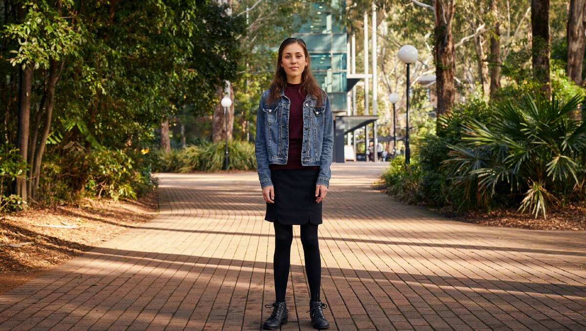 SUPPORTING TRANSPARENCY: University of Wollongong first year International Bachelor of Science student Olivia Panozzo said students supported a more personalised approach to university admissions.