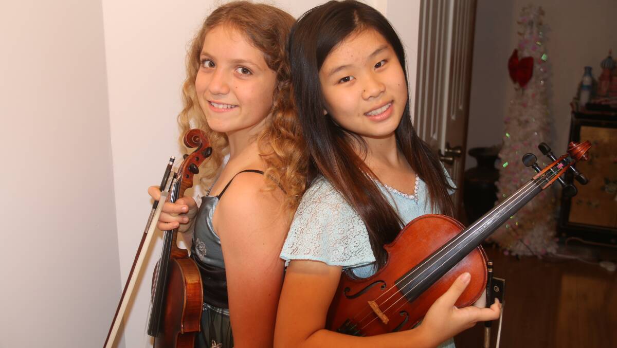 YOUNG SOLOISTS: Cedar Newman and Lina Lee feature in Steel City Strings' first concert for 2017, Celebration of Youth. 