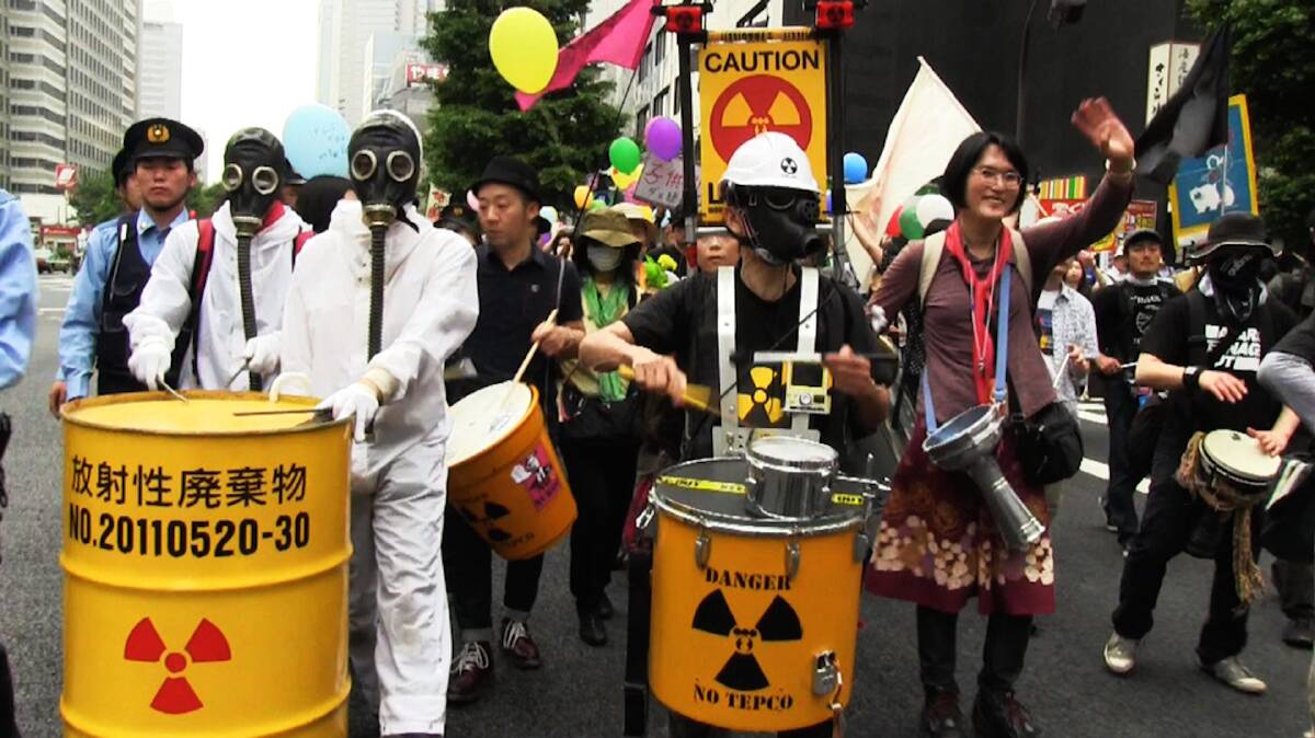PROTEST MOVEMENT: A scene from documentary Tell the Prime Minister, screening at University of Wollongong on August 4. A Hiroshima Day Commemoration will be held at Wollongong Mall on August 6.
