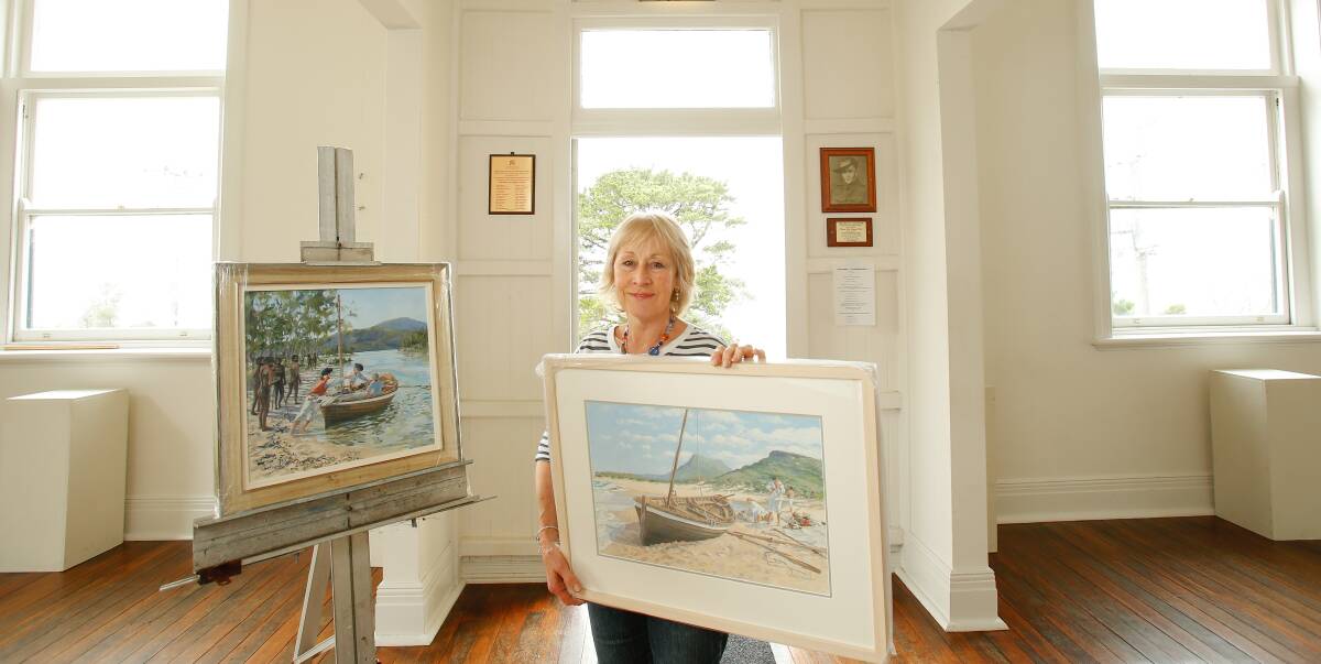 BASS AND FLINDERS: Thirroul artist and illustrator Christine Hill will hold a book launch and exhibition at Clifton School of Arts from September 10-18. Details at www.christine-hill.com Picture: Adam McLean
