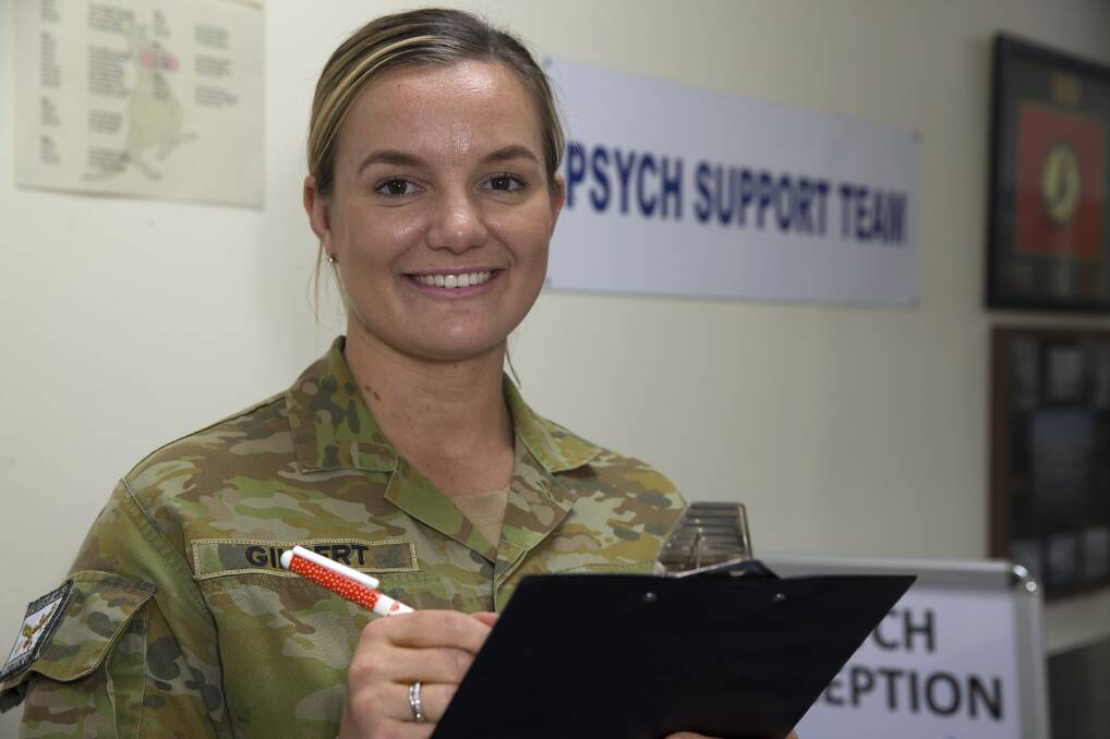 ARMY LIFE: Warilla High School graduate Natalie Gilbert is training to become a psychology examiner in the army.