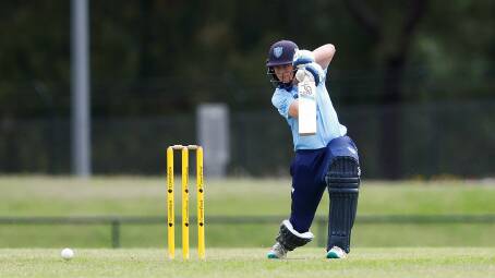 Albion Park's Tahlia Wilson batting for NSW iin a WNCL fixture on January 30, 2024. Picture by Keegan Carroll