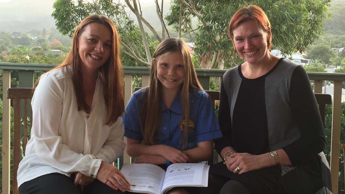 TRANSITION: RMLP Education Coordinator Leanne Pattinson with Bulli High School Year 7 student Erin Bunting and her mum Jane Bunting. Picture: Lisa Johnson
