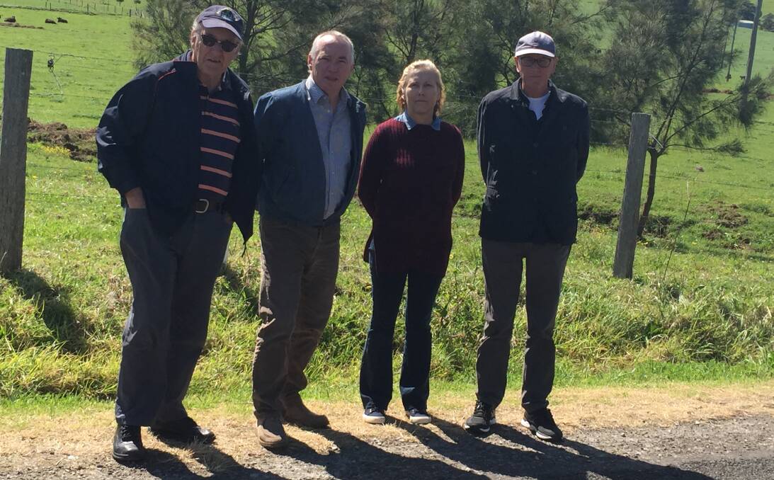 OPPOSED: Save Rose Valley group members Allan Mackay, Ken Sandy, Debra Sandy and Peter Berriman. The planning proposal will go on public exhibition from October 7 for 28 days.