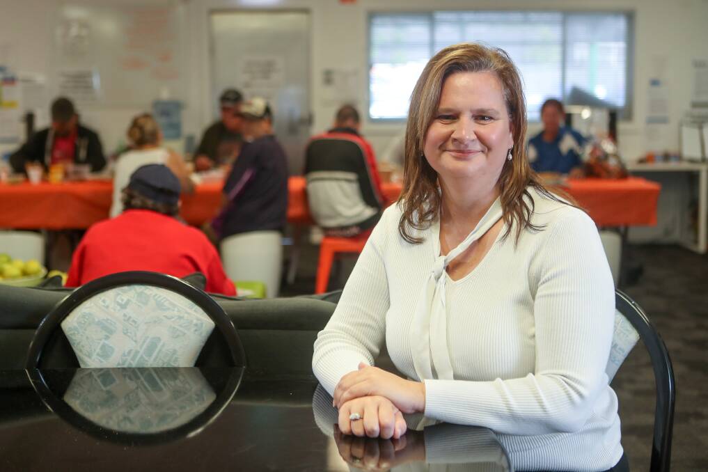 Mandy Booker, manager of Wollongong Emergency Family Housing and Wollongong Homeless Hub recently. Picture: Adam McLean