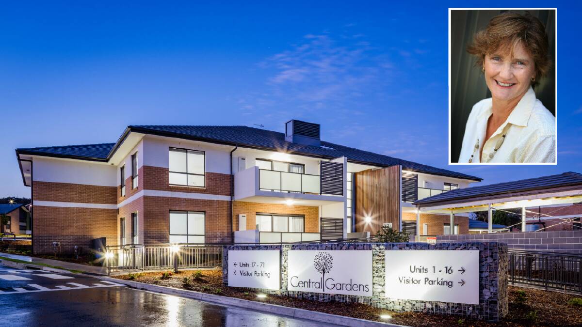 HOUSING TRUST: Their Central Gardens development in Shellharbour has been shortlisted for the Excellence in NSW Regions Development and Excellence in Affordable Development Awards. (Inset) Michele Adair.