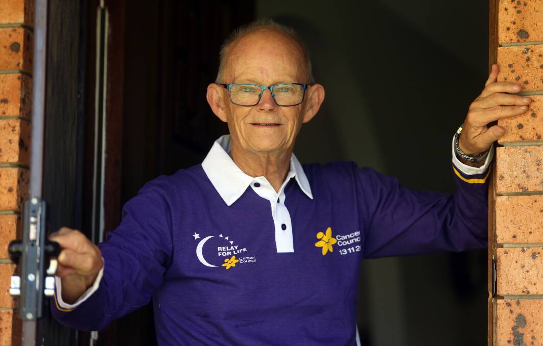 GREAT CAUSE: Cancer survivor Tony Purdon is an ambassador for this year's Shellharbour Relay for Life. Picture: Robert Peet