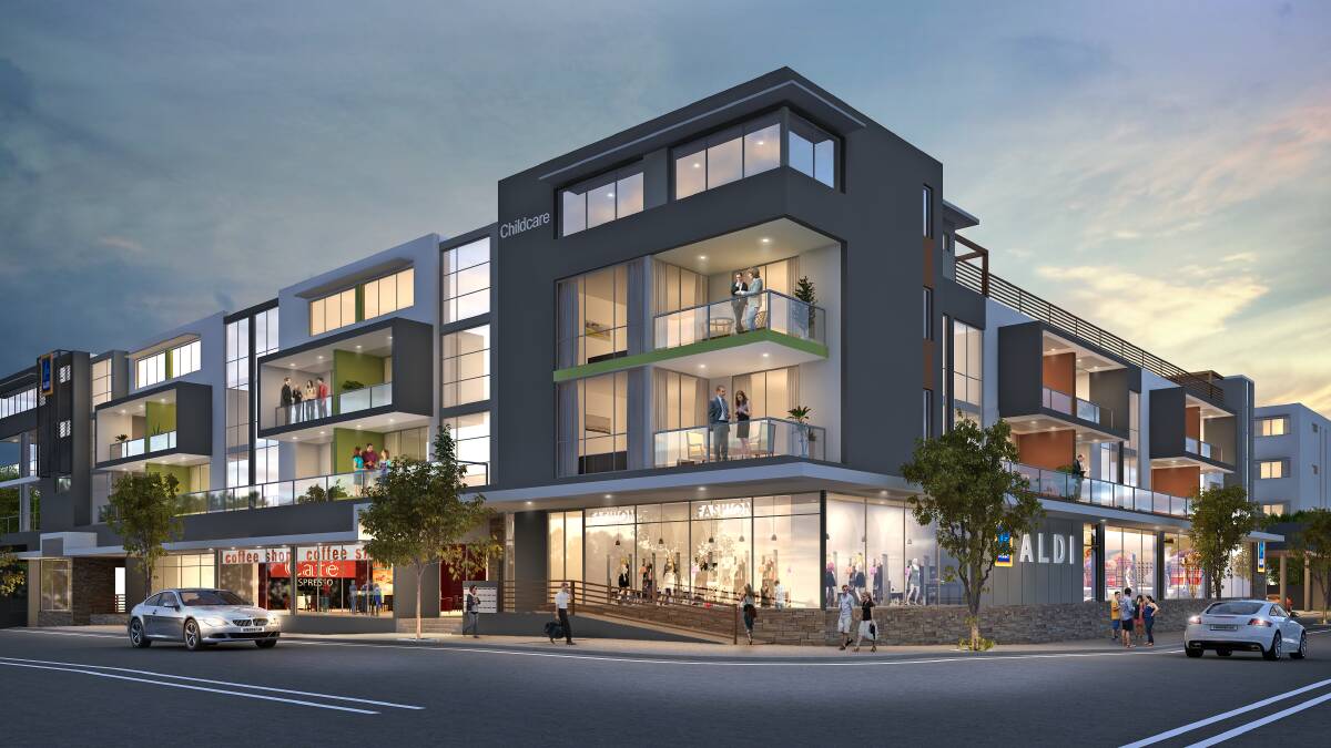 DEVELOPMENT: An artist's impression of 'The Verge' development, to be located at the corner of Russell and Underwood streets, Corrimal. Picture: Supplied