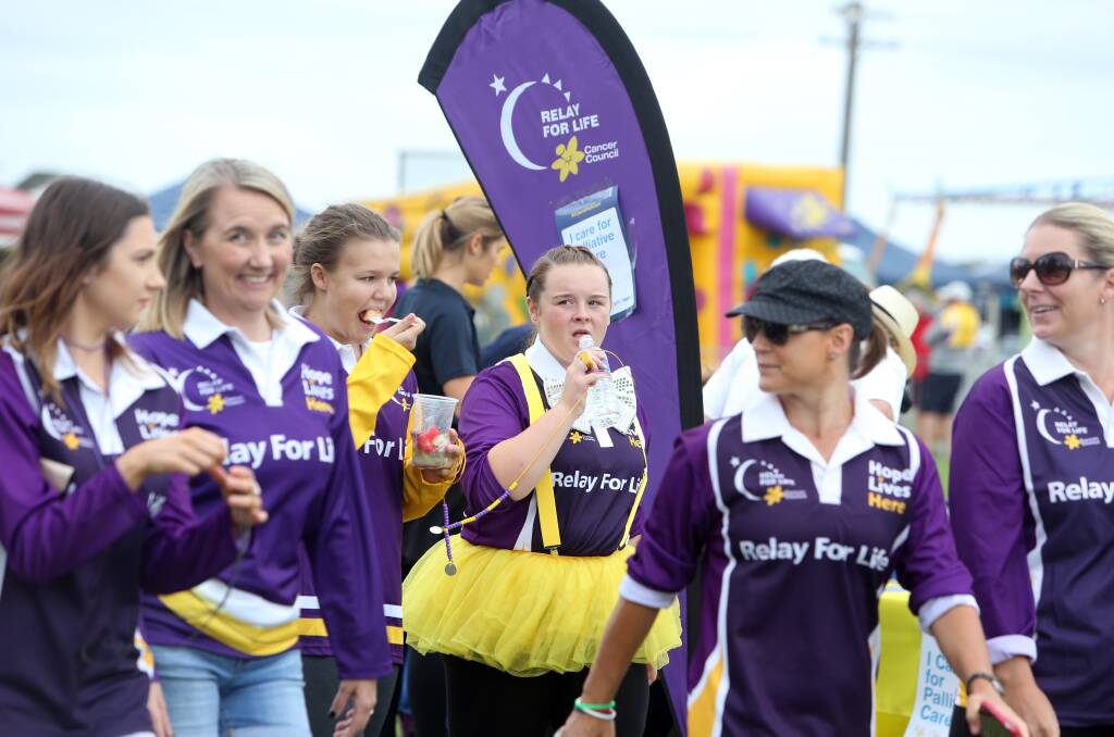 Last year's Shellharbour Relay for Life. 