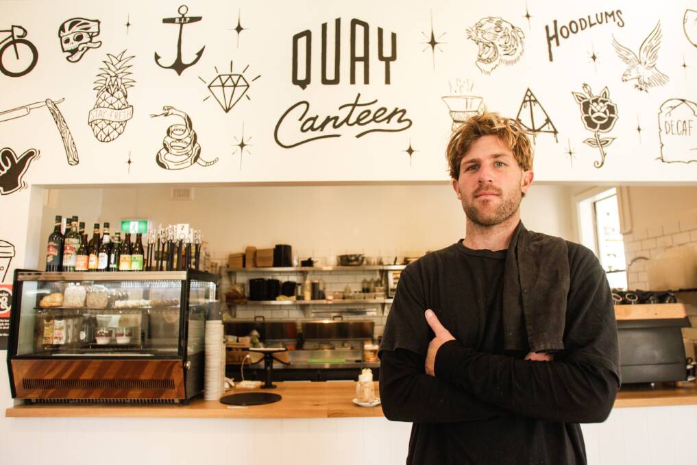 Barista Ryde Pennefather at Quay Canteen, 5/157 Crown Street
