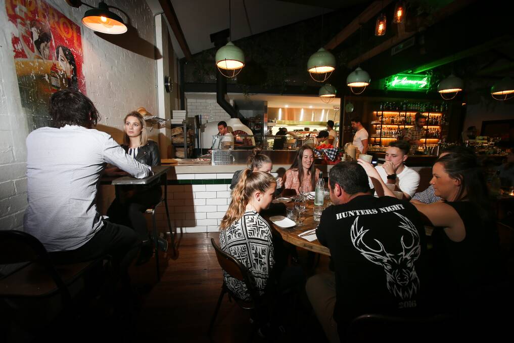 Kneading Ruby, one of the hip new eateries activating Crown Lane in Wollongong. Photo: Sylvia Liber