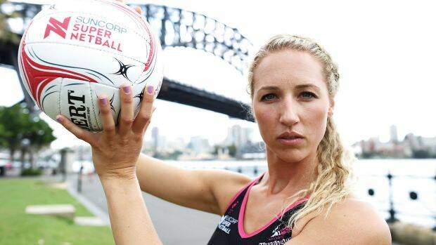 Erin Bell of Adelaide Thunderbirds. Photo: Getty Images
