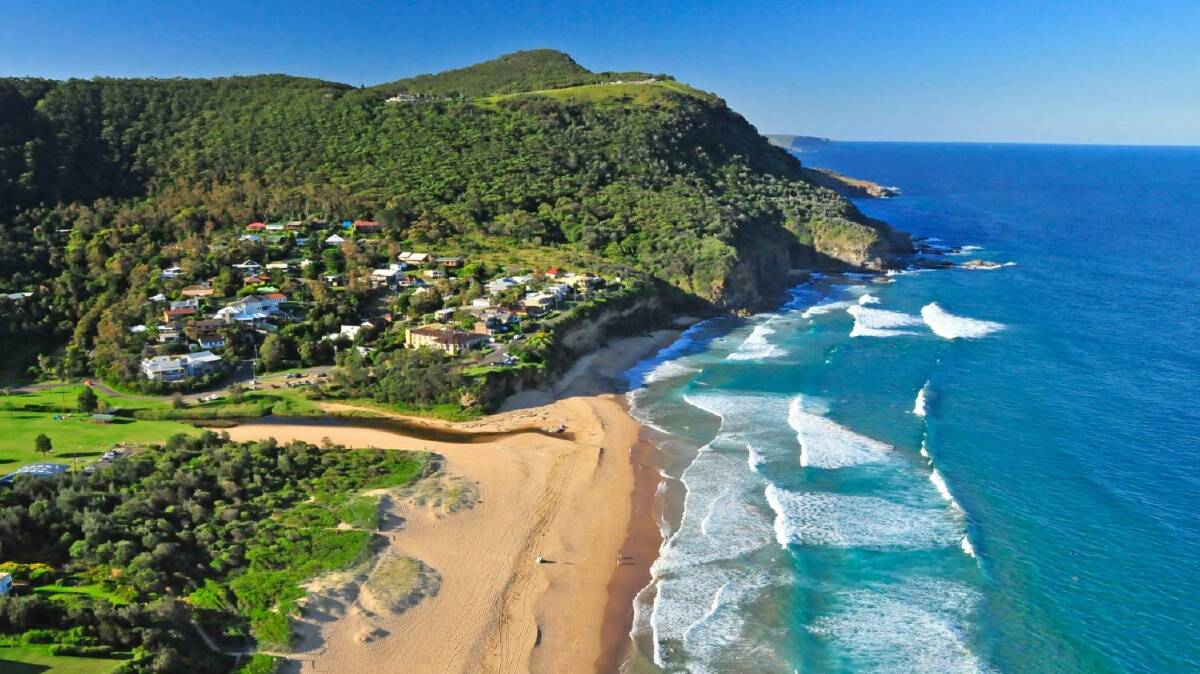 Wollongong is known for its stretch of stunning beaches. Image: Stanwell Park Reserve. Photo: Destination Wollongong

