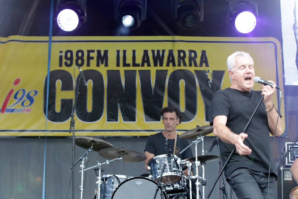 Daryl Braithwaite performed at Illawarra Convoy's free Family Fun Day at Croome Road Sporting Complex. Picture: Georgia Matts