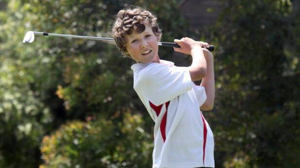 Prodigy: A 12-year-old Heaton at the Illawarra Academy of Sport. Photo: Sylvia Liber
