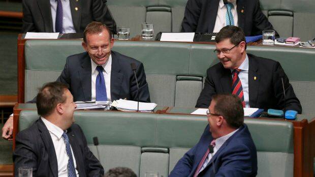The PM can't blame Tony Abbott for this stuff-up.  Photo: Alex Ellinghausen