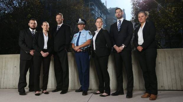 Operation Parrabell members (from left) Brad Yusuf, Ashley Grimes, Hugh Brandon, Craig Middleton, Kathleen Collins, Cameron Bignell and Rebecca Parish. Photo: Louise Kennerley