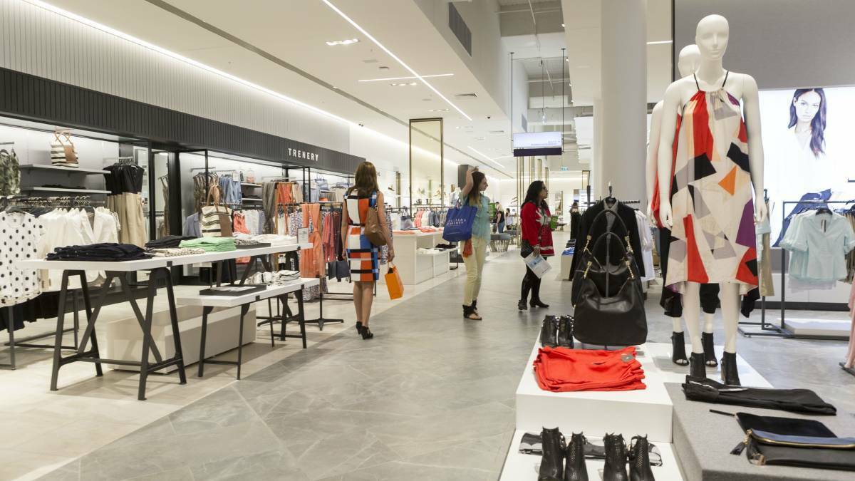 The new-look David Jones store in Wollongong will feature the same contemporary design of the Eastland store. Picture: supplied
