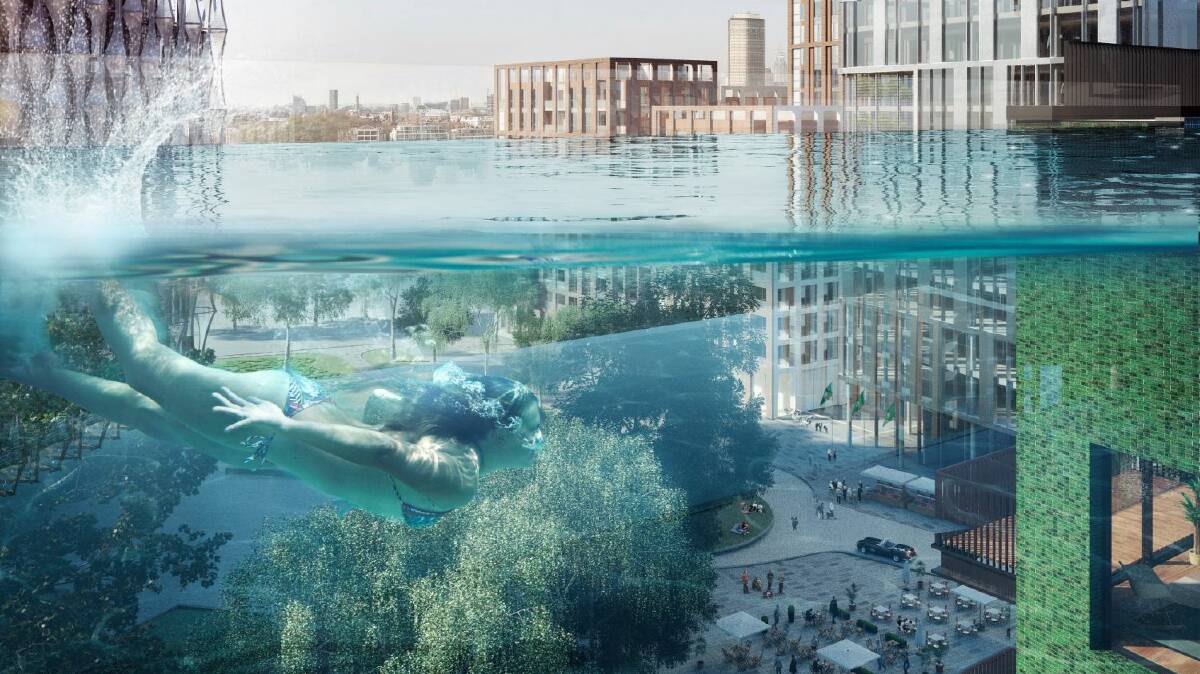 The end product will weigh 50 tonnes and, once it’s manufactured, will either be transported across land or along the River Thames. Photo: Artist’s impression