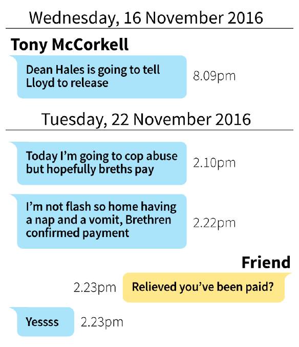 Texts reveal how Exclusive Brethren paid witness to keep quiet