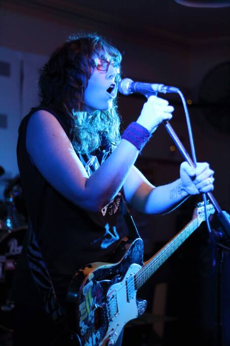 Jacqui Besgrove and Babymachine will be one of the bands playing at HOPE on Saturday night. Picture: Peter Conran